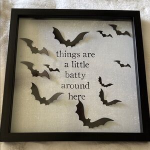 🦇Halloween Black Bat Shadow Box Decor🦇